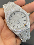 Buy Online Full Diamond Studded Moissanite Men's Watch