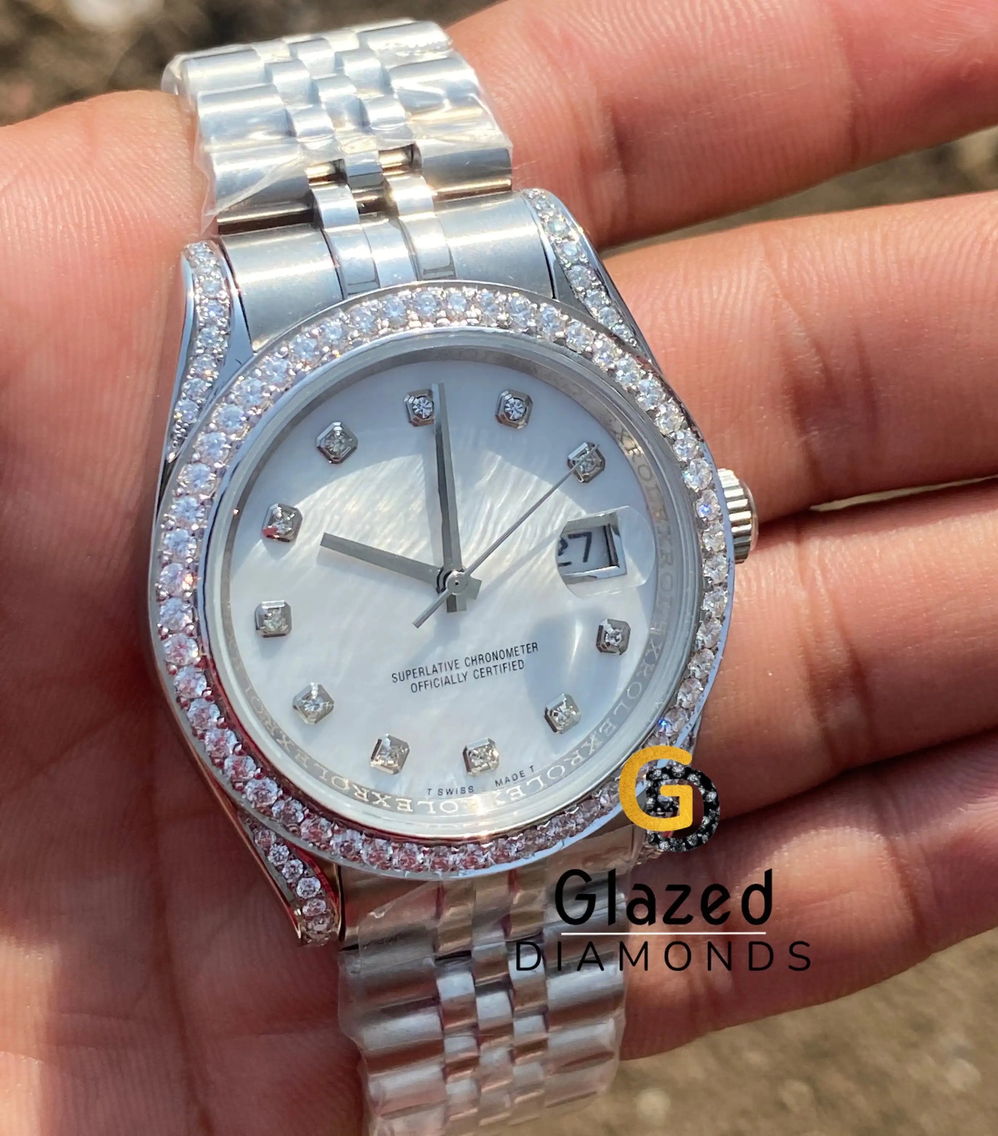 Diamond Bezel 41 MM Watch