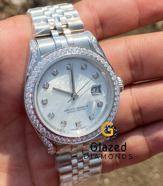 Diamond Bezel 41 MM Watch