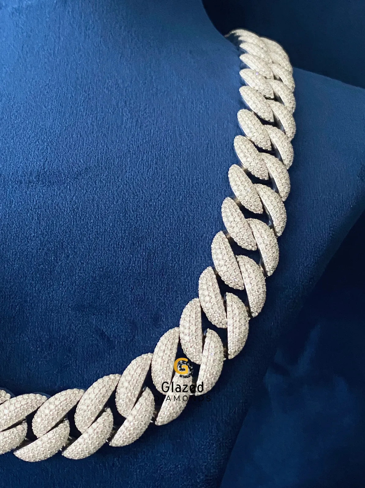 Diamond Studded Fully Iced Out Hip Hop Chain