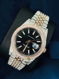 Diamond Studded Round Moissanite D Colorless Hip Hop Watch
