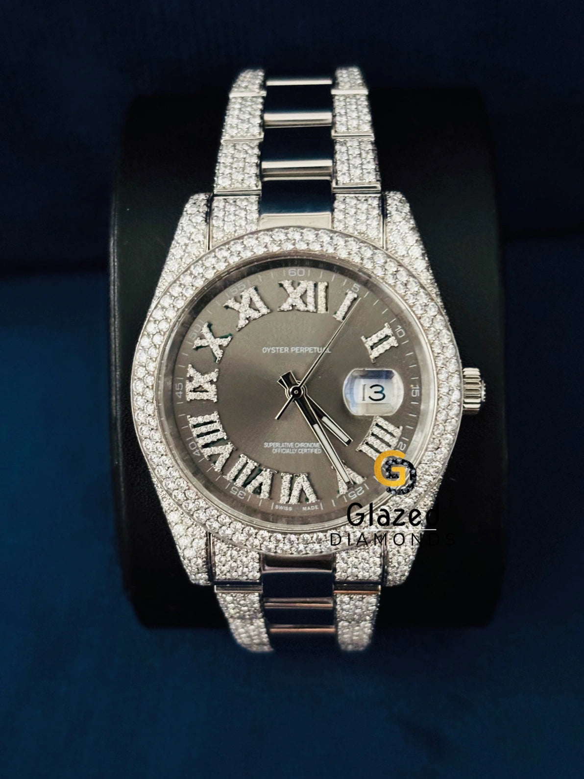 Diamond Studded VVs Moissanite Hip Hop Watch