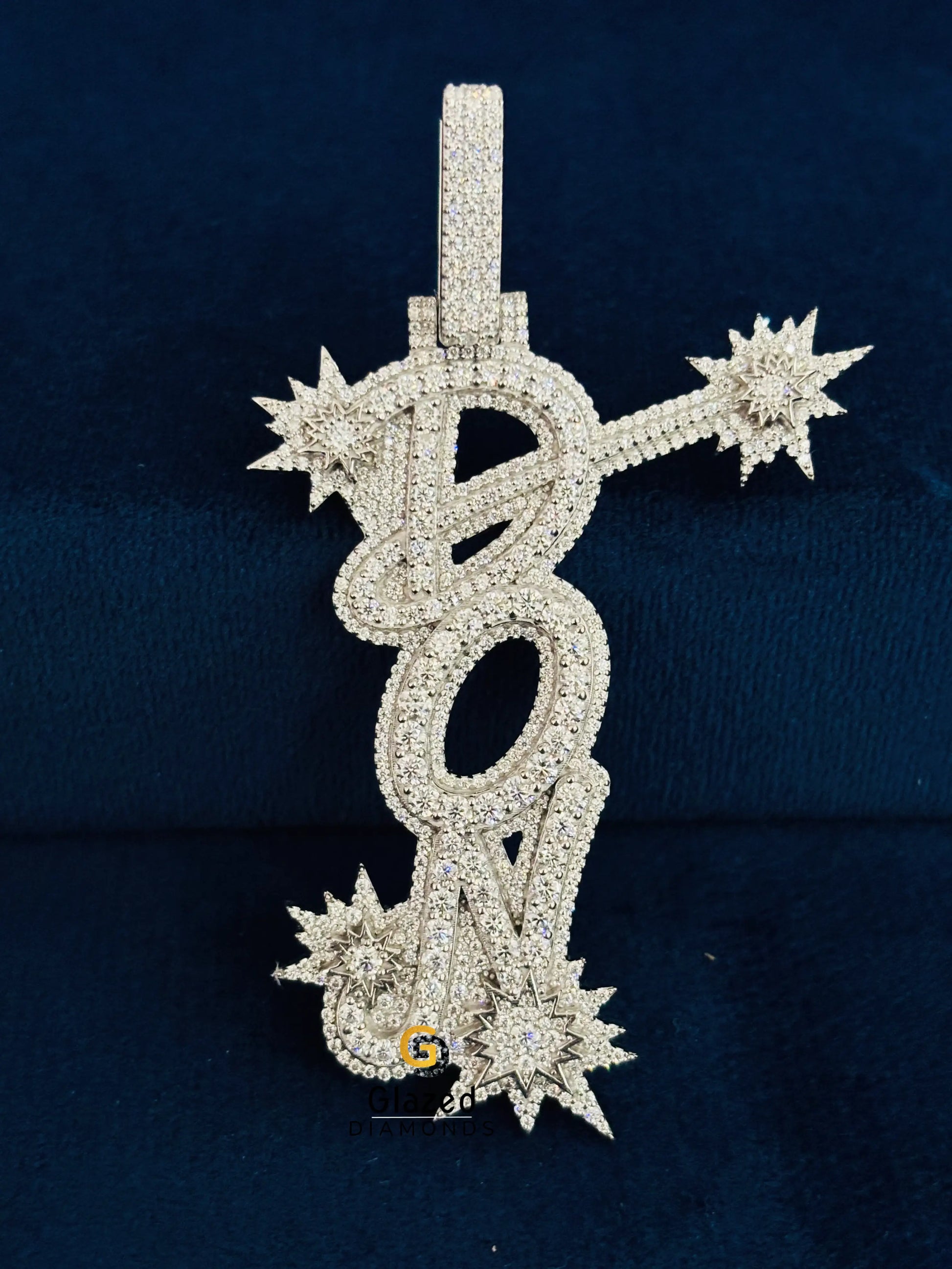 Don Custom Letter Moissanite Hip Hop Pendant For Men