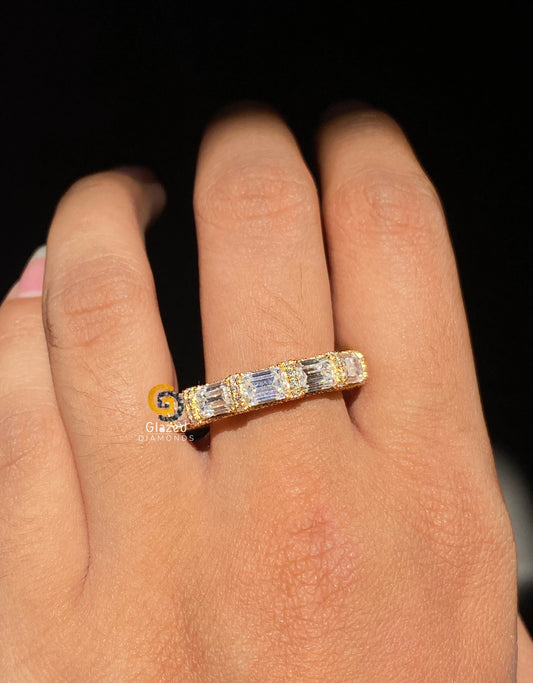 Emerald Art Deco Band