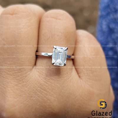 Emerald Cut Engagement Ring
