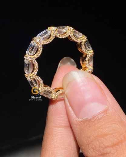 Emerald Full Eternity Band 