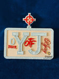 Enamel Hip Hop Round_Baguette Moissanite Pendant