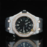 Face Dial Bezel Moissanite Watch