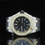 Face Dial Yellow Moissanite Watch