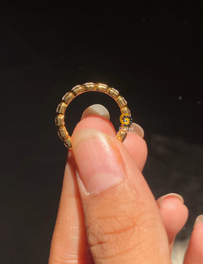 Full Eternity Bezel Engagement Band