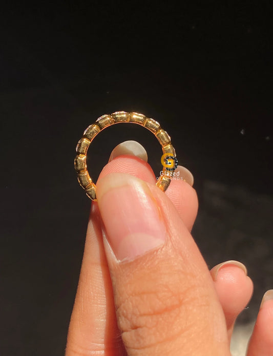Full Eternity Bezel Engagement Band