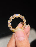 Full Eternity Moissanite Band