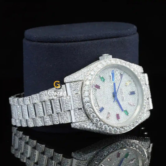 Fully Blingy Moissanite Watch