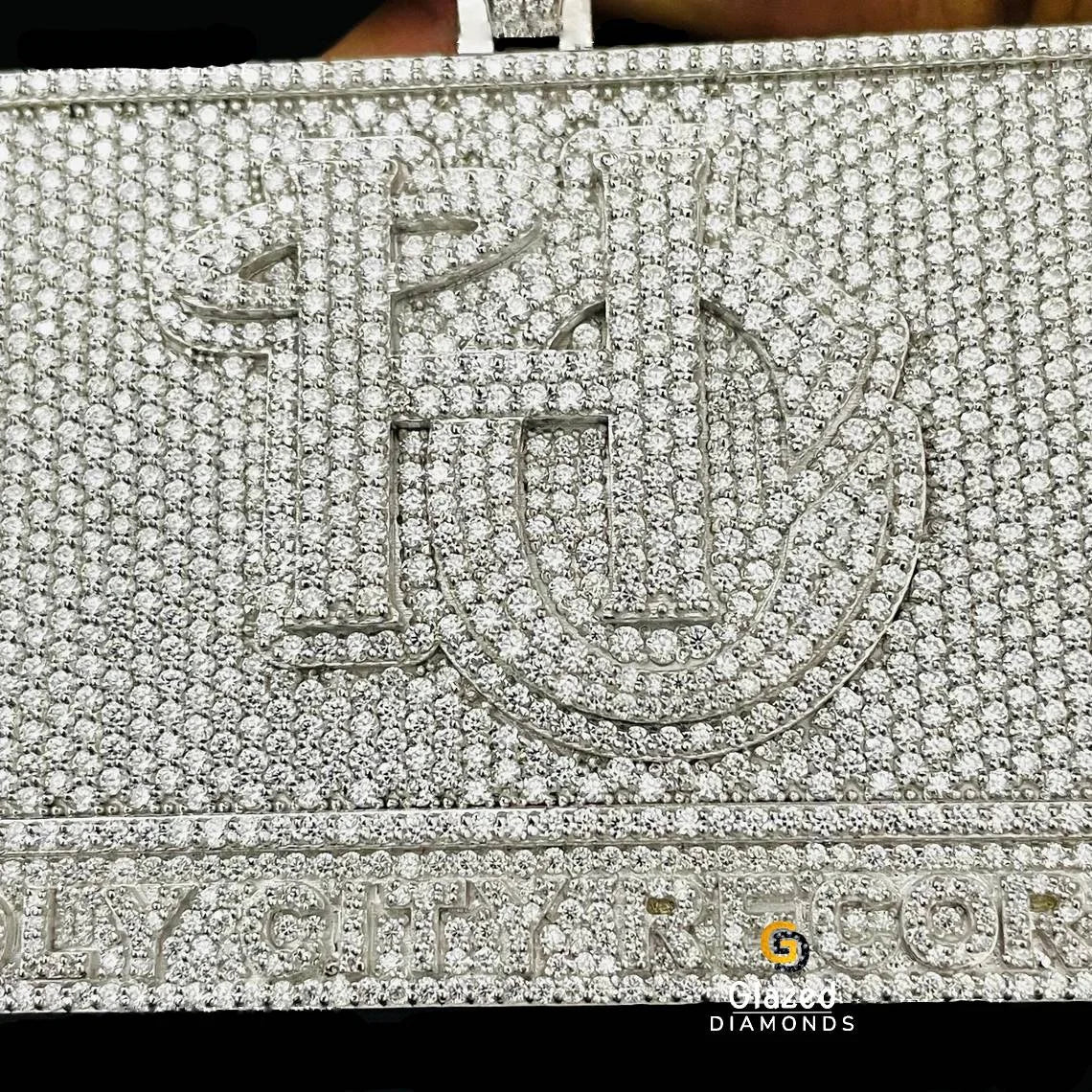 Fully Diamond Flooded Pendant