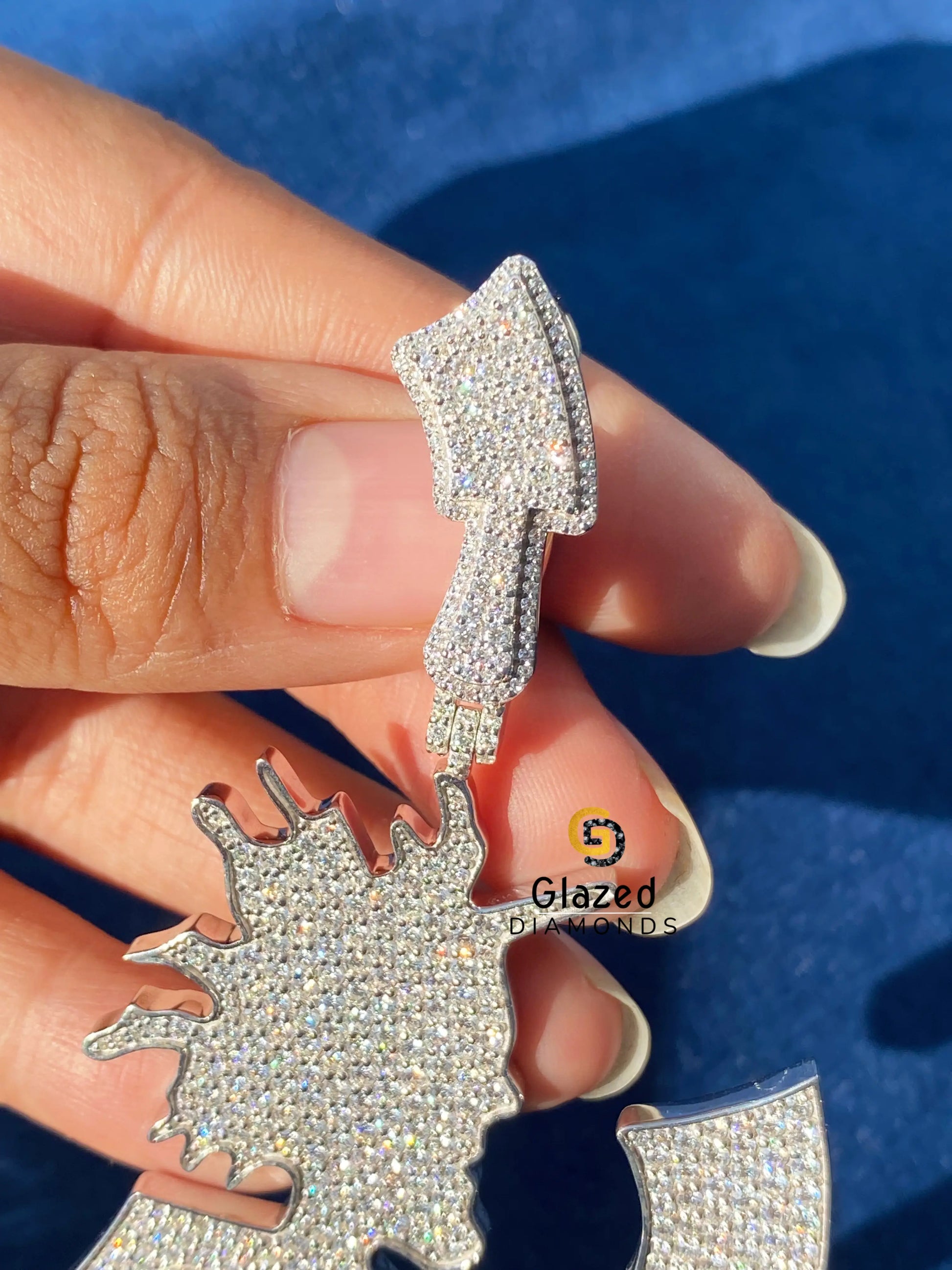 Fully Hip Hop Hatchet Man Moissanite Pendant