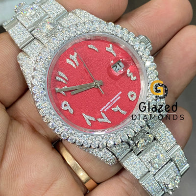 Fully Iced Hip Hop Moissanite Watch