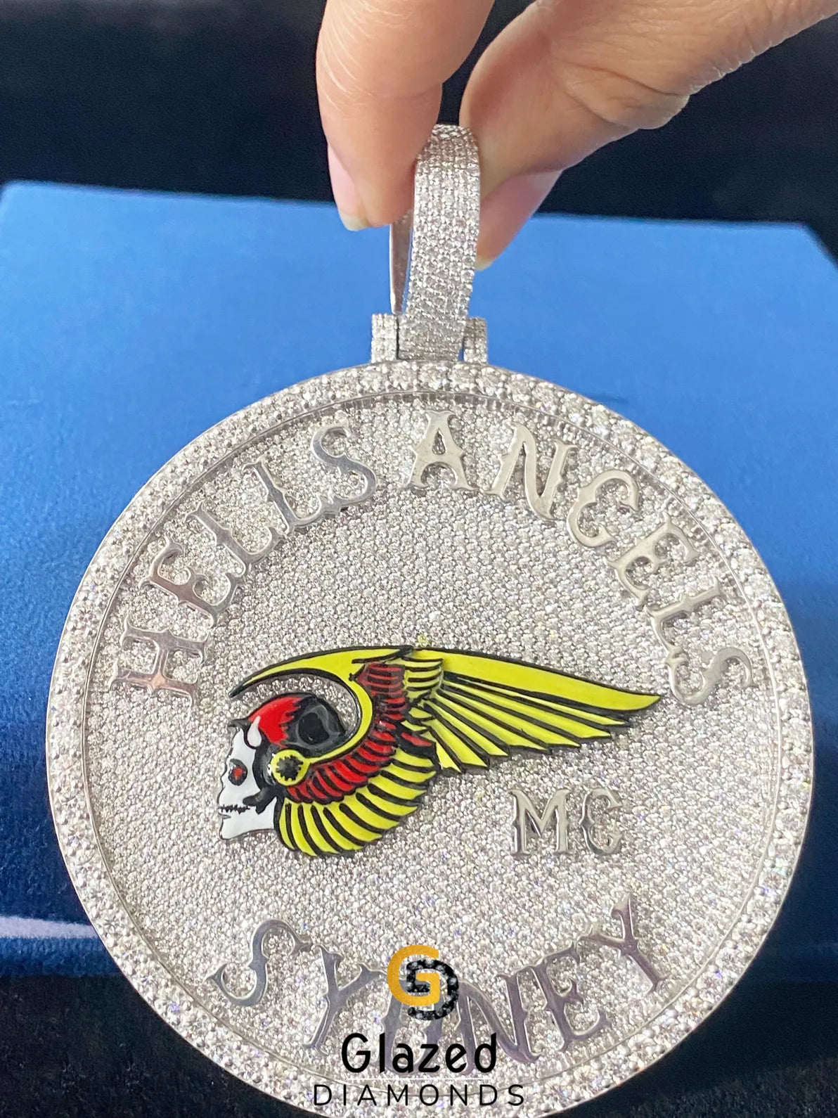 Fully Iced Out Customized Letter Pendant