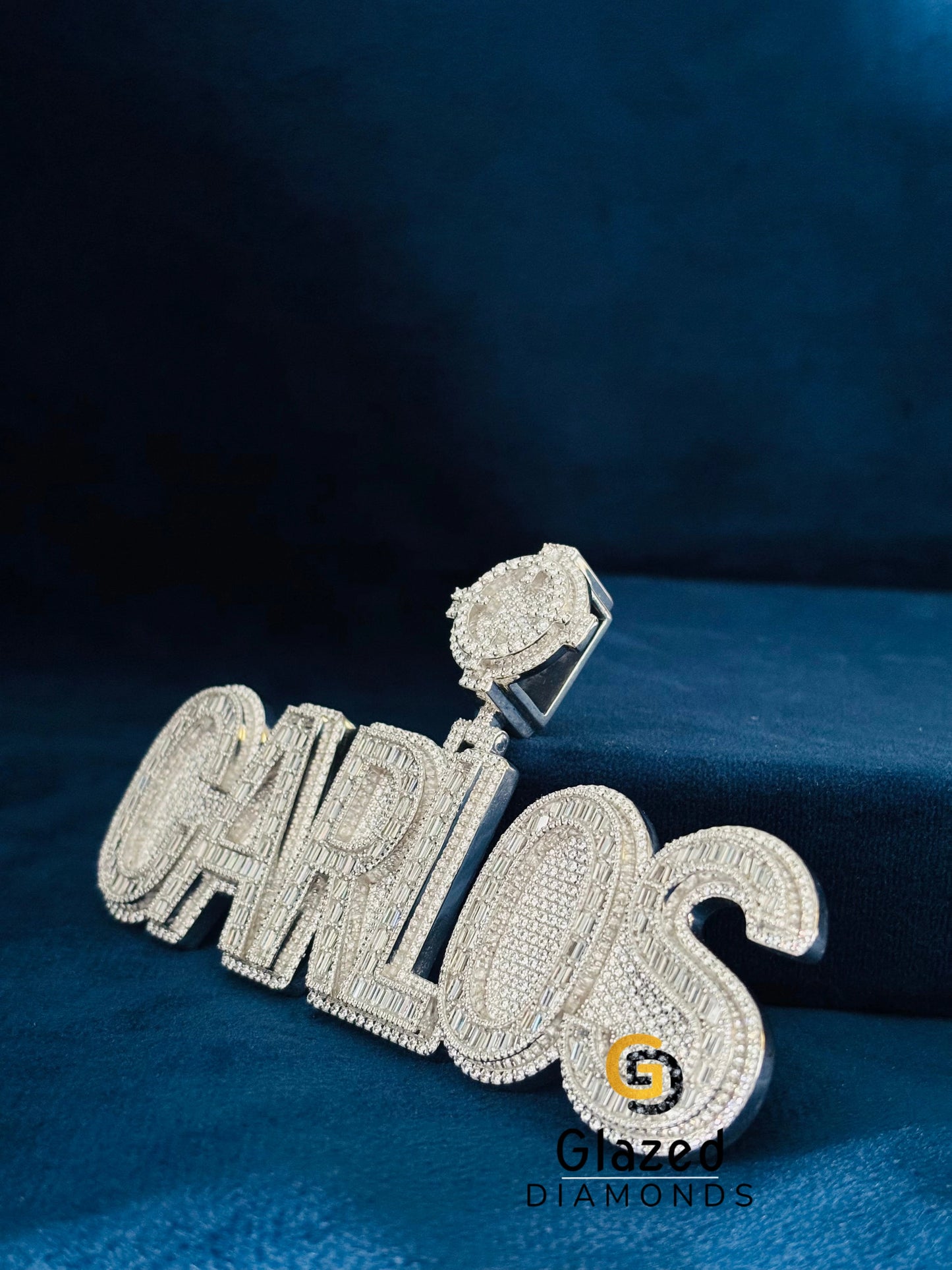 Fully Iced Out Hip Hop Pendant 925 Silver