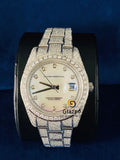 Fully Iced Out Moissanite Diamond Studded Watch