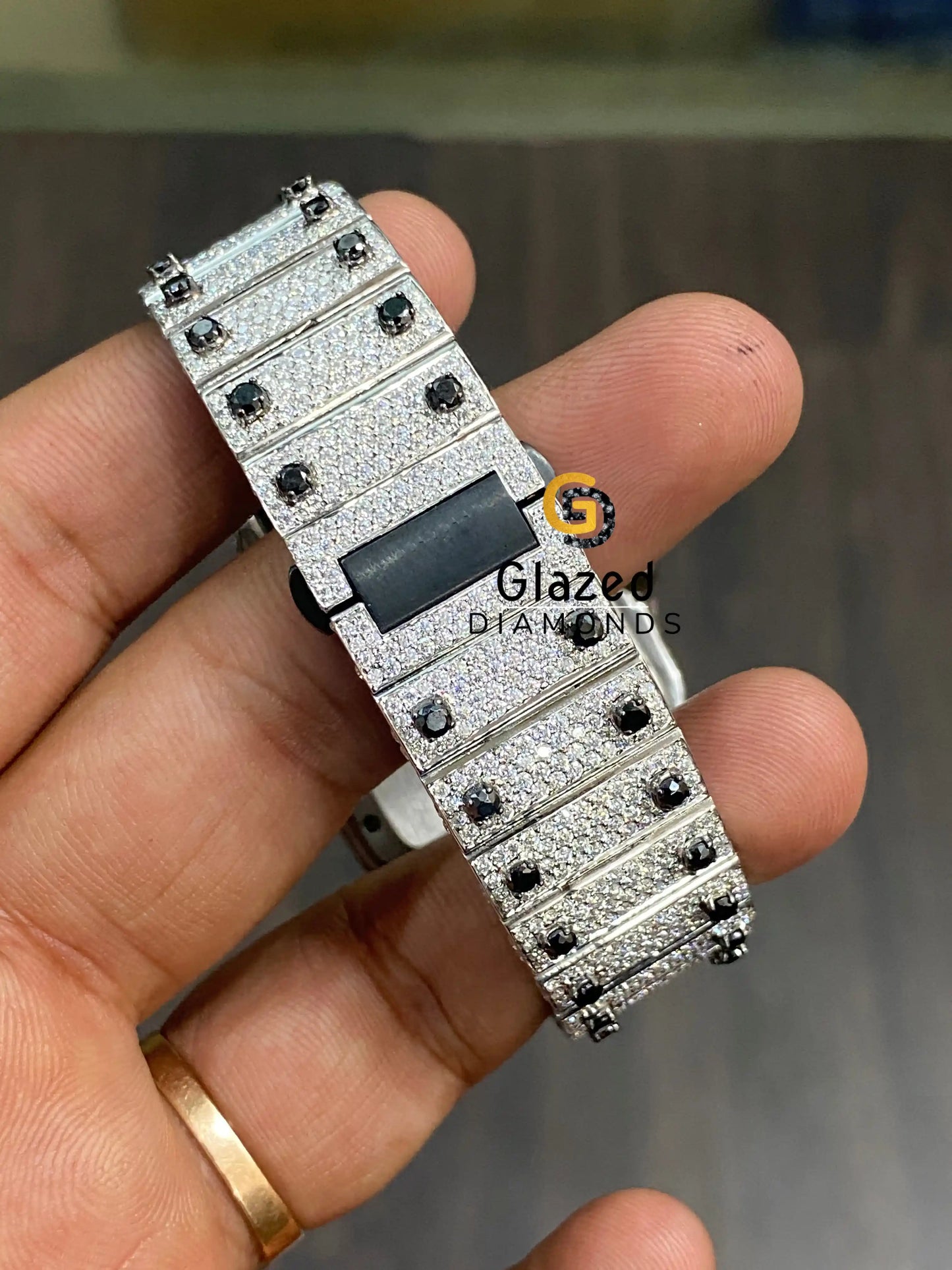 Fully Iced Out Moissanite Watch 2