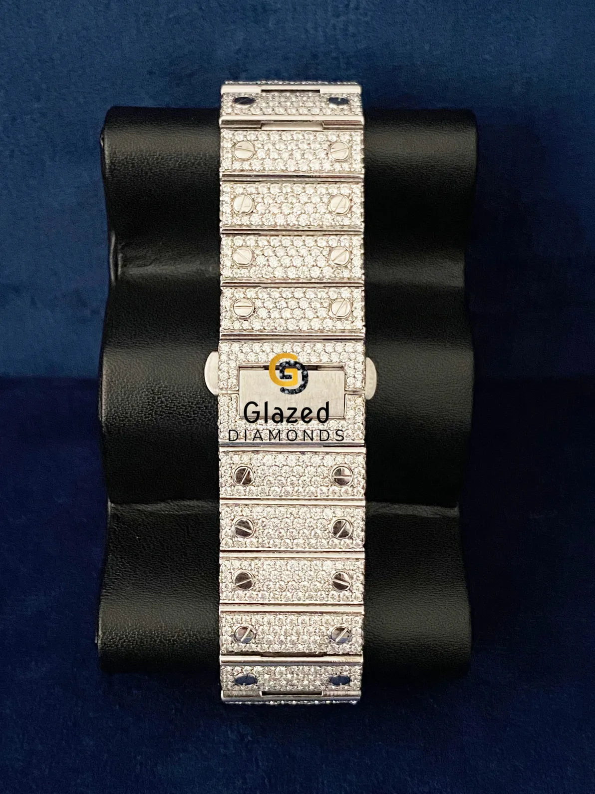 Fully Iced Out VVS Moissanite D Colorless Watch Stainless Steel