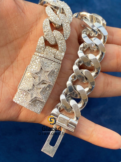 Fully Iced Out With VVS Moissanite Stones Chain