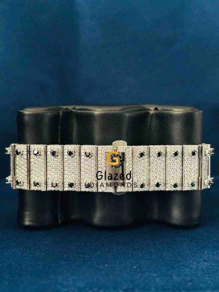 Fully Studed Moissanite Watch For Him