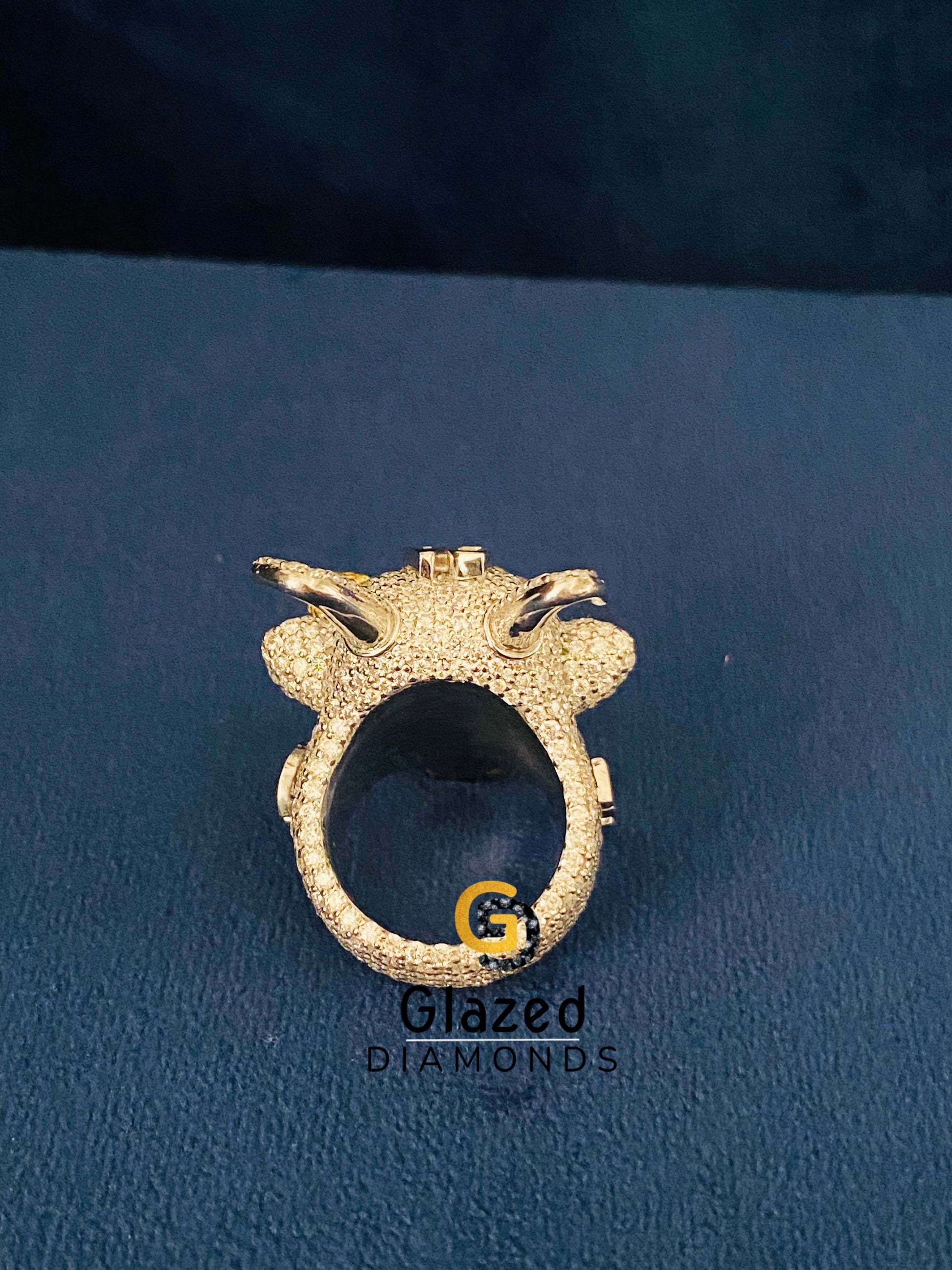 Goat Head Skull Ring