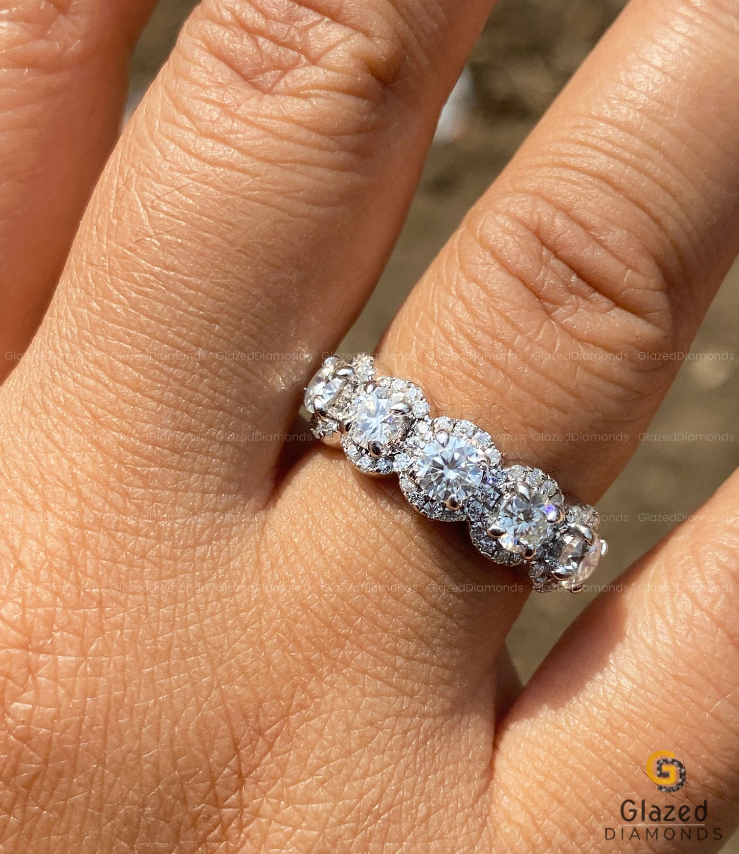 Halo Ring for Anniversary Gifts