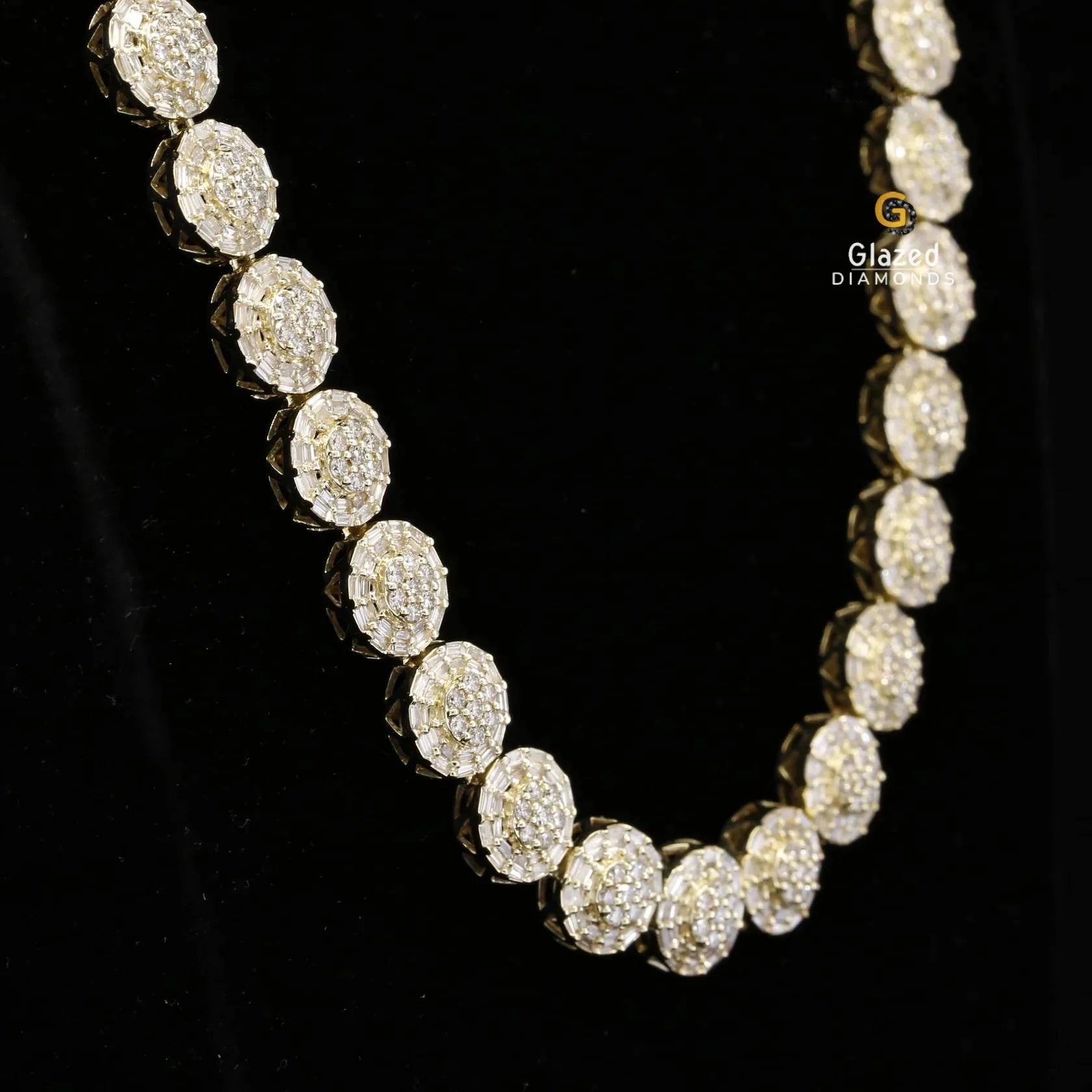 Halo Style Tennis Chain