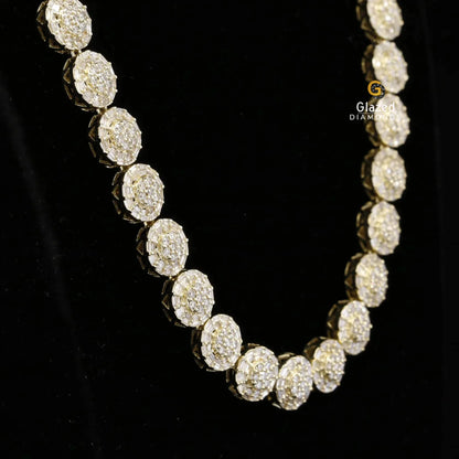 Halo Style Tennis Chain