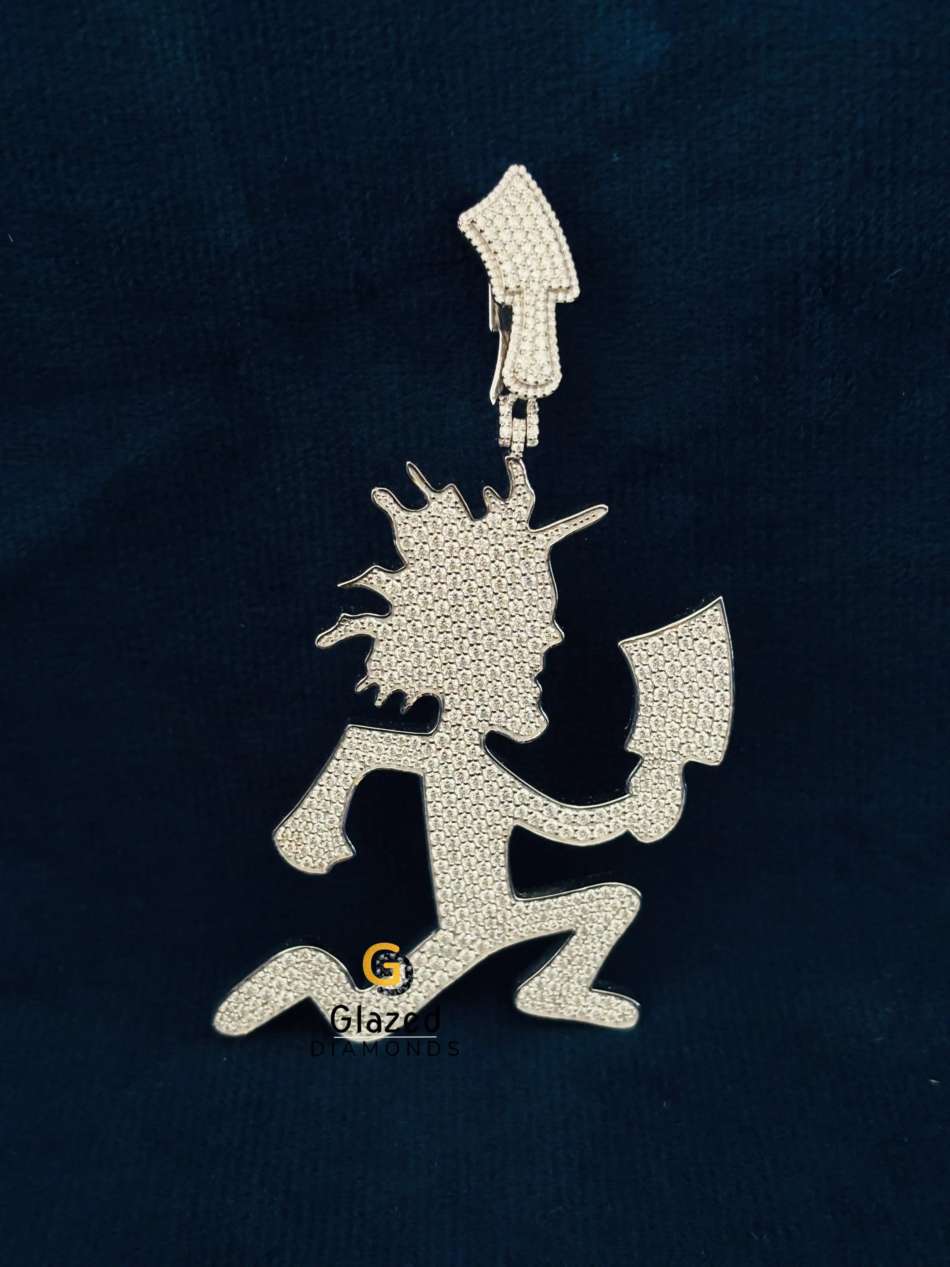 Hatchet Man Moissanite Pendant