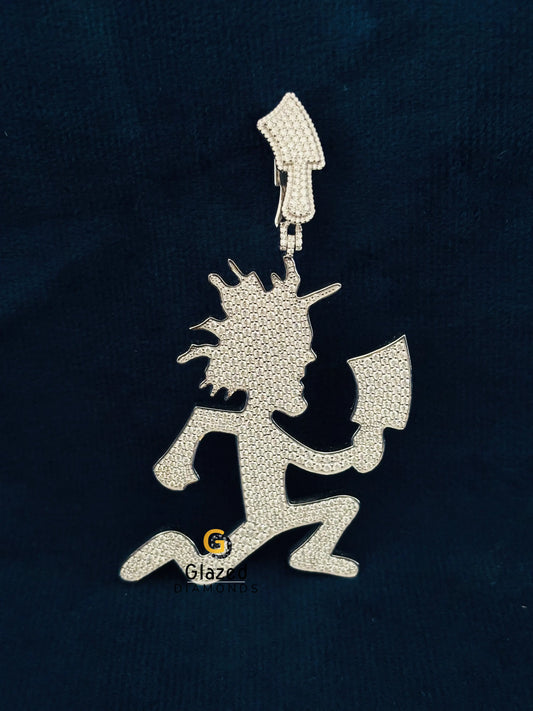 Hatchet Man Moissanite Pendant