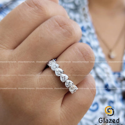 Heart Cut Moissanite Diamond Ring For Her