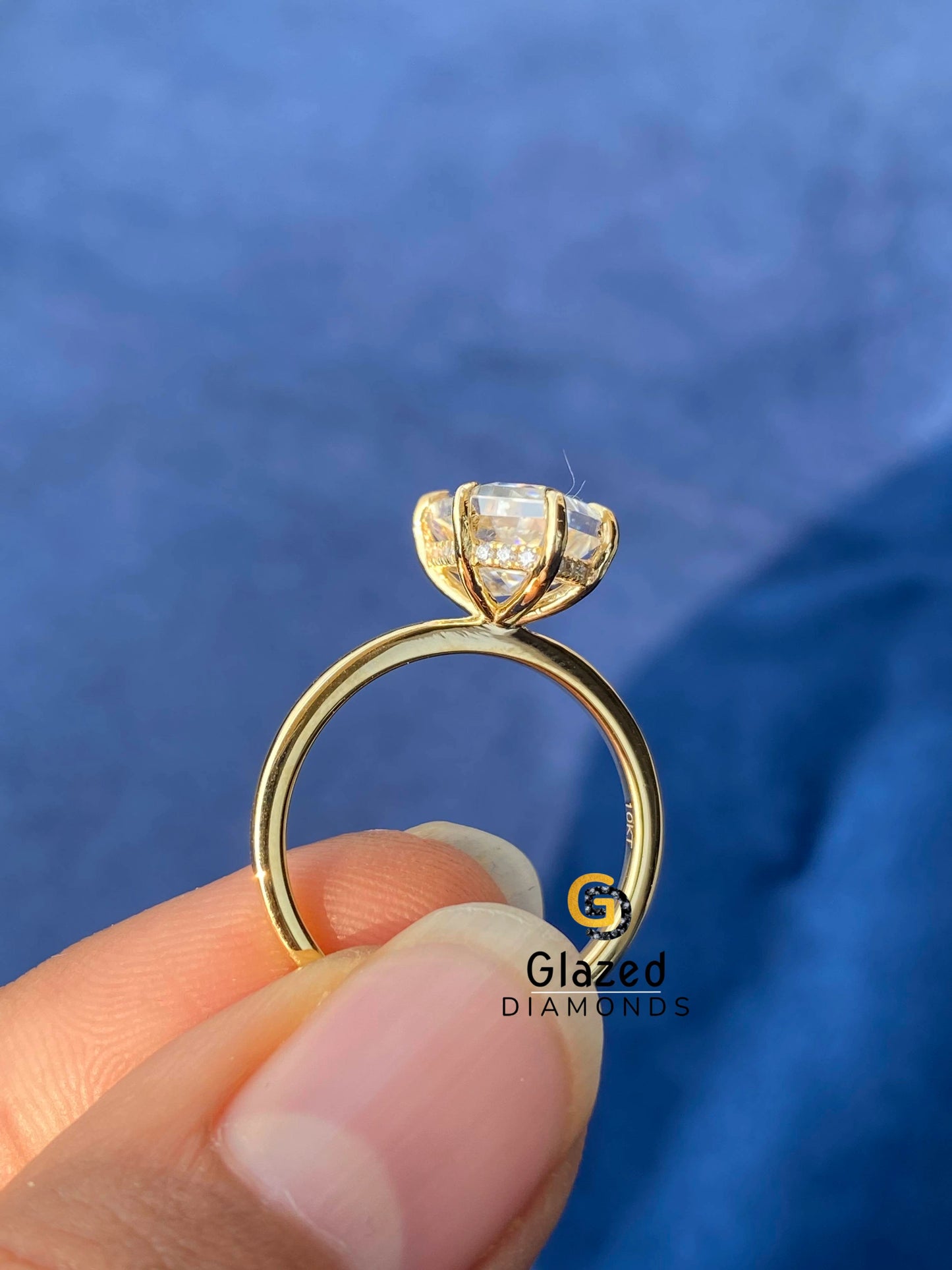 Hexagon Wedding Ring For Her