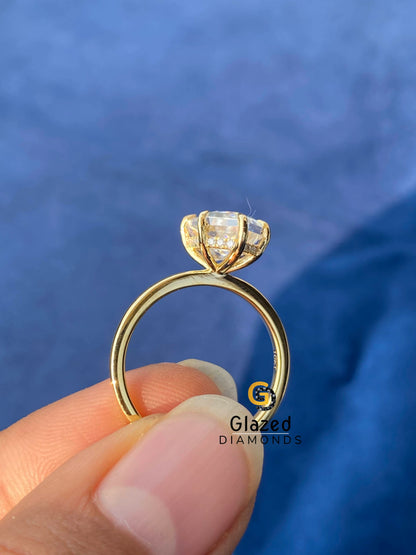 Hexagon Wedding Ring For Her