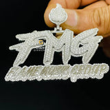 Iced Out Custom Letter Name Moissanite Hip Hop Pendant