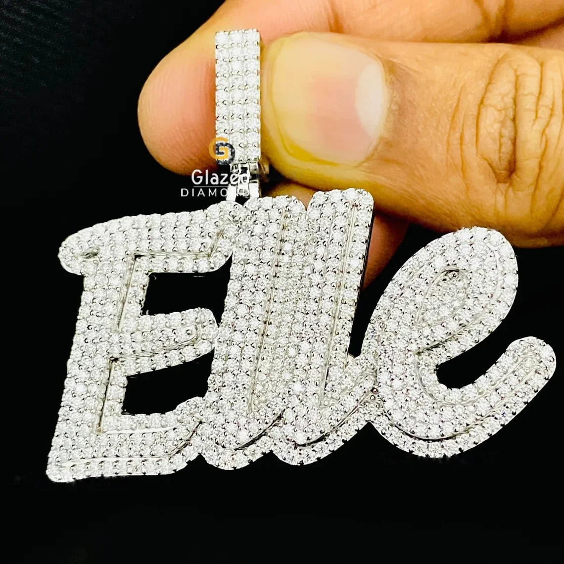 VVS Moissanite Custom Diamond Name Hip Hop Pendant