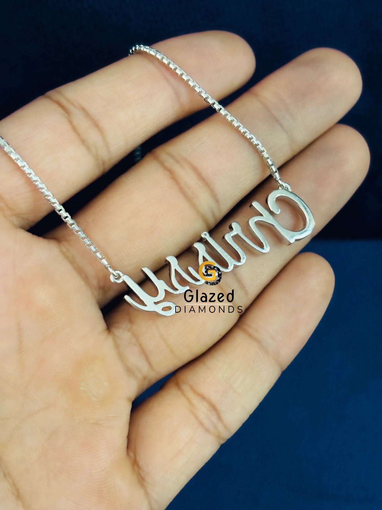 Hip Hop Bust Down Iced Out Gloves Pendant