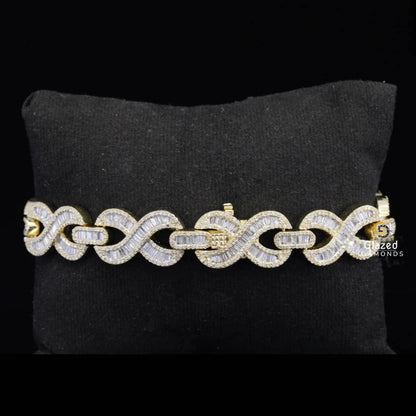 Hip Hop Infinity Diamond Bracelet