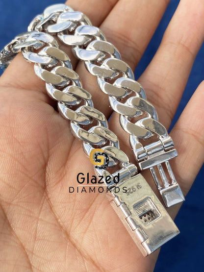 Hip Hop Moissanite Cuban Link Bracelet