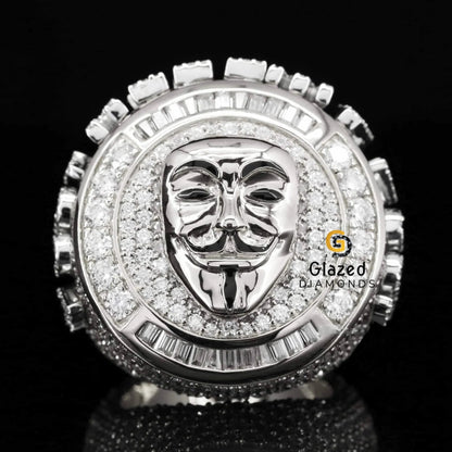 Hip Hop Moissanite Ring