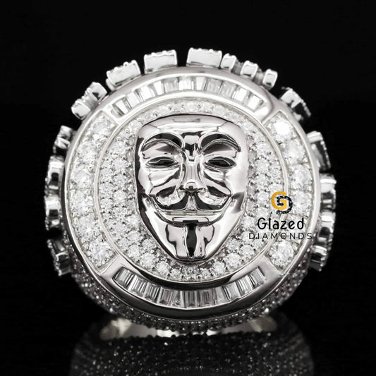 Hip Hop Moissanite Ring