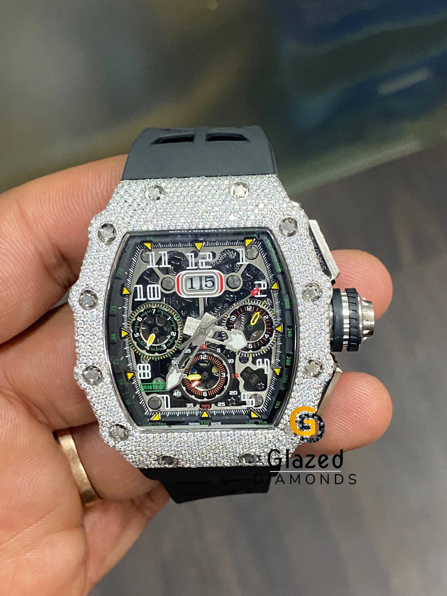 Hip Hop Moissanite Watches