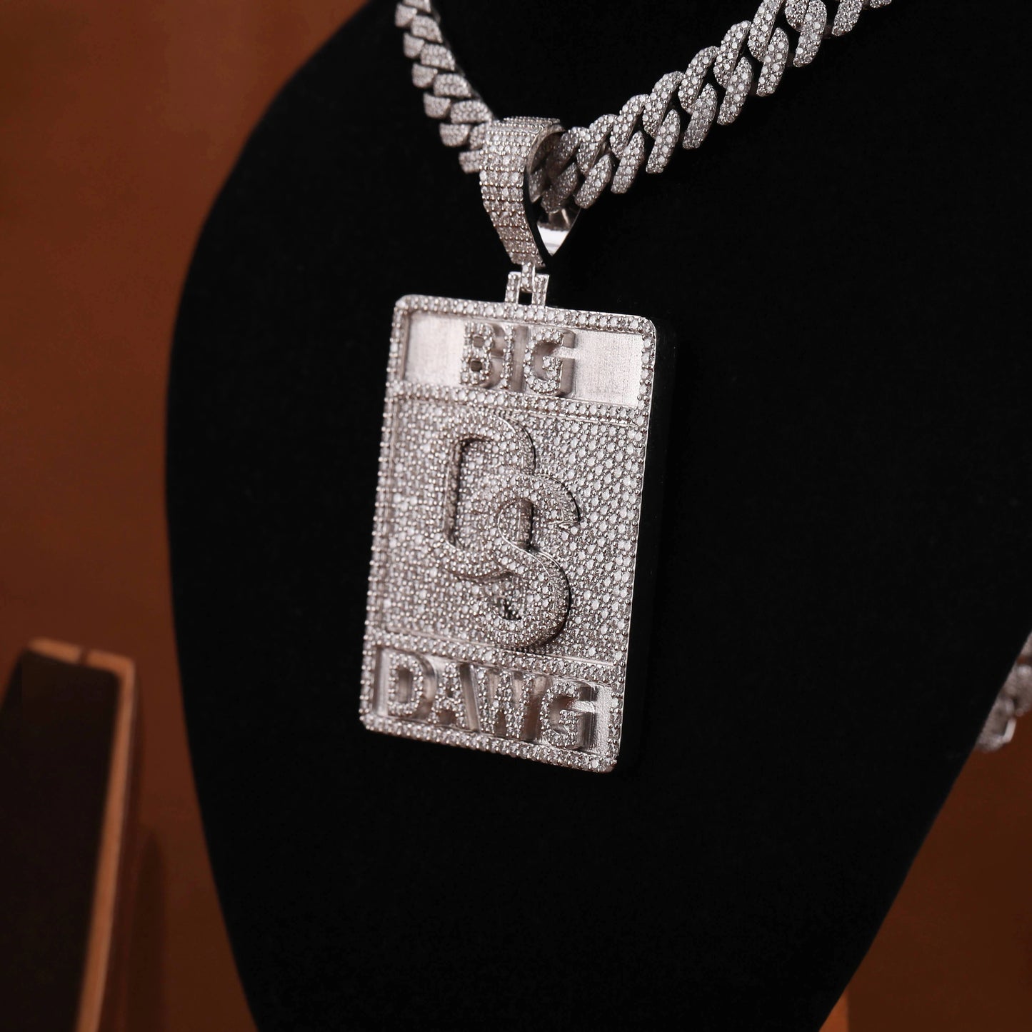 Huge Moissanite Pendant
