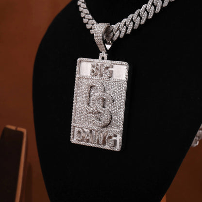 Huge Moissanite Pendant