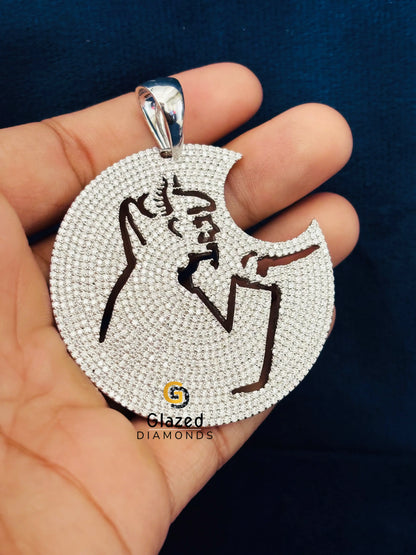 ICP Circle Charm Pendant For Men