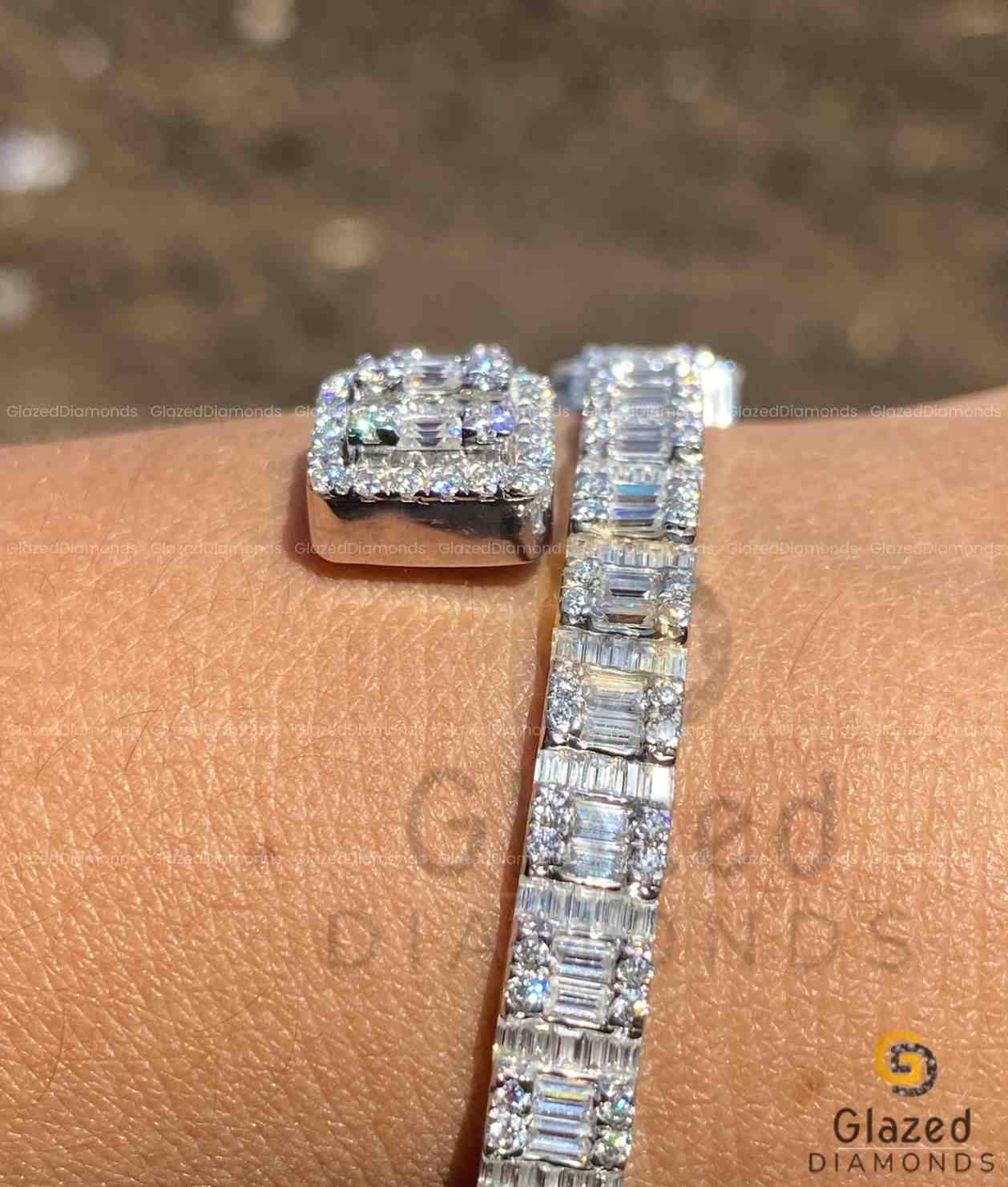 Iced_14K_White_Gold_5X_Layered_Cuban_Bracelet1