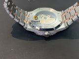 Iced Out Black Dial Watch 2