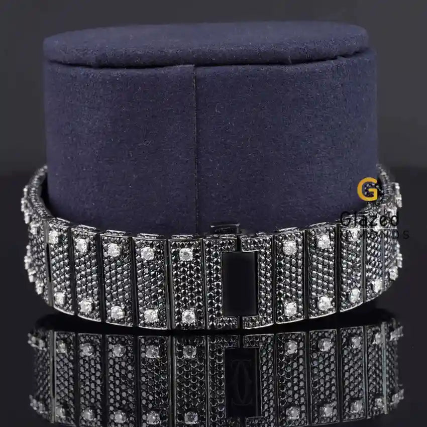 Iced Out Black Watch